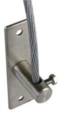 Napínací skoba pro prům. 8mm nerez s dvěma otvory pro upevnění D 9mm DEHN 241009