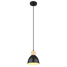 Závěsné svítidlo WIHO černá 1xE27, max. 40W 230V GLOBO 54018HS