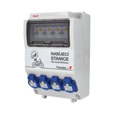 Nabíjecí stanice ZSF40000000.1 /3958 IP54 jištěná kombi chrániči 4x16/1N/B/003-A