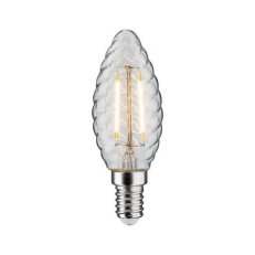 LED svíčka 4,7 W E14 čirá teplá bílá PAULMANN 28707