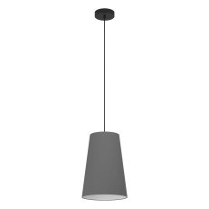 Závěsné svítidlo PETROSA 1xE27 černá/šedá 40W IP20 EGLO 390135