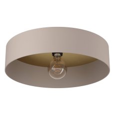 Stropní svítidlo DUAIA TAUPE/dřevo/mosaz 1X40W IP20 EGLO 900838