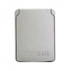 Schneider 81143 Zásuvka se 2 adaptéry RJ45 Infra+ IP65 šedá