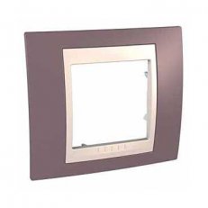 Unica Plus Krycí rámeček jednonásobný, Mauve/Marfil SCHNEIDER MGU6.002.576