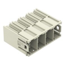 Konektor s pájecími piny THT pájecí kontakt 1,2x1,2 mm úhlové světle šedá 4pól.