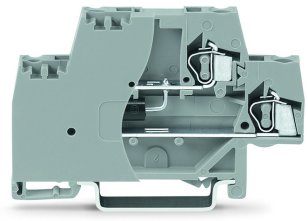 Svorka pro moduly dvoupatrová s bočnicí šedá 2,5mm2 WAGO 280-944/281-595