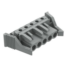 Pružinová svorkovnice THT úhlová 5 mm šedá 5pól. WAGO 232-235/039-000