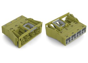 Zásuvka Snap-In 4pól. Kód. B světle zelená WAGO 770-764/071-000