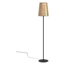 Stojací svítidlo CASTUERA černá/zlatá lístky růže 1X25W EGLO 390295