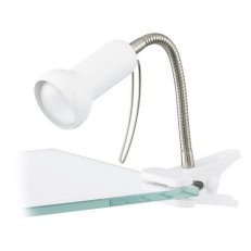 Skřipcové svítidlo FABIO FLEXIBEL bílá/stříbrná 40W IP20 EGLO 81262