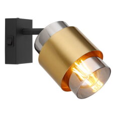 Nástěnné svítidlo MILLEY černá 1x E27 40W 230V GLOBO 15560-1