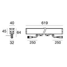 XENIA-A PRO 56 L.619 ON/OFF AM LINEA LIGHT C00590AMWML
