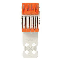 1vodičová pružinová svorkovnice, Páčka, Push-in CAGE CLAMP, Světle šedá