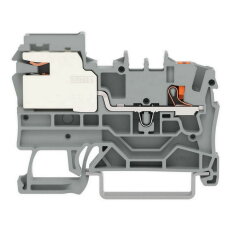 1vodičová svorka pro vyrovnání potenciálů, 2,5 mm2, Push-in CAGE CLAMP, Šedá