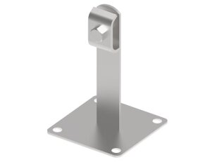 Držák vedení na kovovém podstavci pro drát průměr 8/10mm, V2A GROMTOR 402213