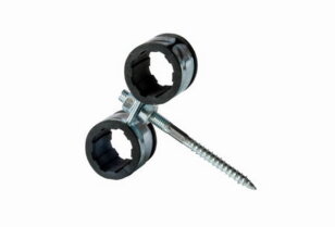 Dvojobjímka 2x28mm +tl.vl+šroub KOMBI, pozink KOŇAŘÍK 14800028