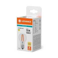 Světelný zdroj LED CLASSIC A V 7.5W 830 Clear E27 LEDVANCE 4099854482663