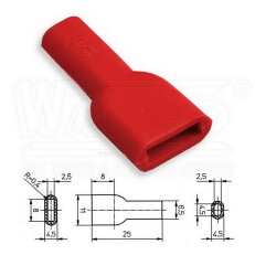 KRT2-63-PVC-RD kryt pro lisovací konekto