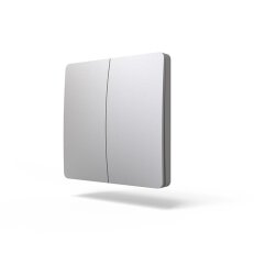 Bezdrátový vypínač Kinetic Wireless Switch S 2P samonapájecí, stříbrná, 2P