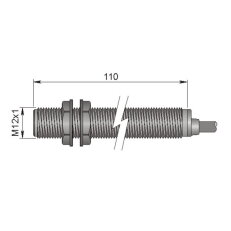 Válcový magnetický senzor AECO SMC/P-12LM NO LC5
