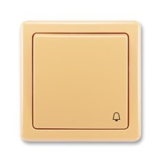 ABB Swing Ovládač zapínací symbol zvonek ř.1/0 10A béžová BLISTR 3557G-80343 D1W