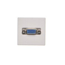 Kryt K45 VGA (D-SUB 15) 45×45mm čistě bílá K100B/9
