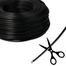 3-žilový kulatý PVC kabel AWG 18/0,85 mm