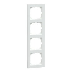 Rámeček Merten M-Pure, čtyřnásobný, active white, lesklý plast MEG4040-3625