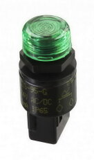 Indikační signálka ZIS-99 G/W 230AC 10mm zelená/bílá ELECO 31113557