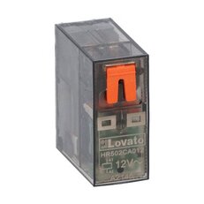 Lovato HR502CA012 Miniaturní relé 2 zap/vyp 8A 12VAC+LED