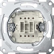 Merten tlačítko s přídavným kontaktem ř.1/0 10A SCHNEIDER MTN3154-0000