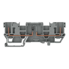 Základní svorka pro moduly, 2 kontakty, s diodou 1N4007, šedá