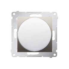 Signalizační a orientační osvětlení s LED, světlo bílé., 230V, zlatá matná