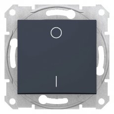 Sedna Spínač dvojpólový, řazení 2, Graphite SCHNEIDER SDN0200170