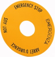 Eaton SRT1 Označovací štítek nouzového zastavení