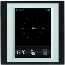 Ovládací dotyková jednotka, pro montáž do zdi RF Touch-B nikl/bílá ELKO EP
