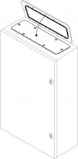Kabelová průchodka nerezová s těsněním 200x150 (šxh) ABB FLN3215X