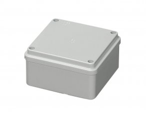 Krabice S-BOX 116, 100x100x50 mm, IP56 šedá, kovové šrouby, 650°C S-BOX 116M