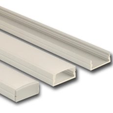 Přisazený hliníkový profil PF 24x10 mm mléčný difuzor 2 m MCLED ML-761.008.43.2