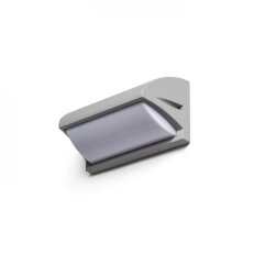 MORA nástěnná stříbrnošedá 230V E27 18W IP54 RENDL R12571