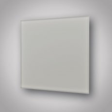 Skleněný bezrámový panel na stěnu i strop ECOSUN 300 GS Šedostříbrný 300W