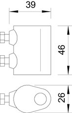 OBO 223 DIN ZN Rozpojovací díl 8-10mmx16 zinek litý pod tlakem Zn galv. zinek