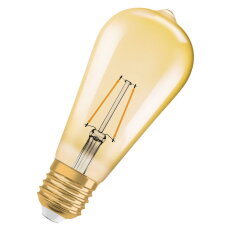 Světelný zdroj OSRAM Vintage 1906 LED EDISON 2.5W 824 Gold E27