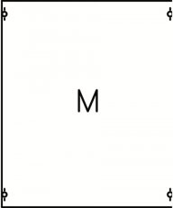 2M0A -montážní modul 500x600mm s krytem