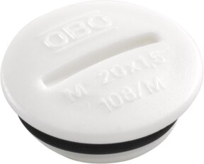 HYDRO BÍLÉ-záslepka M20 NIKO 701-84000
