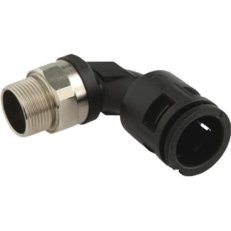 Hadicová spojka úhlová 90° plast černá pro průměr 34,5mm M32 AGRO 5121.034.232