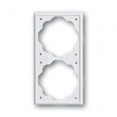 IMPULS Dvojrámeček alpská bílá 1722-74 ABB 2CKA001754A2429