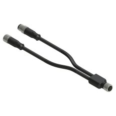 Konektorový Y kabel, 5+5+8 pólů, PUR, 0,15 m, závity M12x1 pro sériové zapojení