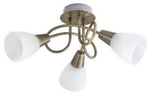 Jenna E14 3X 40W IP20 antická bronz RABALUX 5533