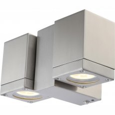 Venkovní svítidlo DALYOR nerezová ocel 2xGU10 LED5W 420lm 3000K GLOBO 34151-2